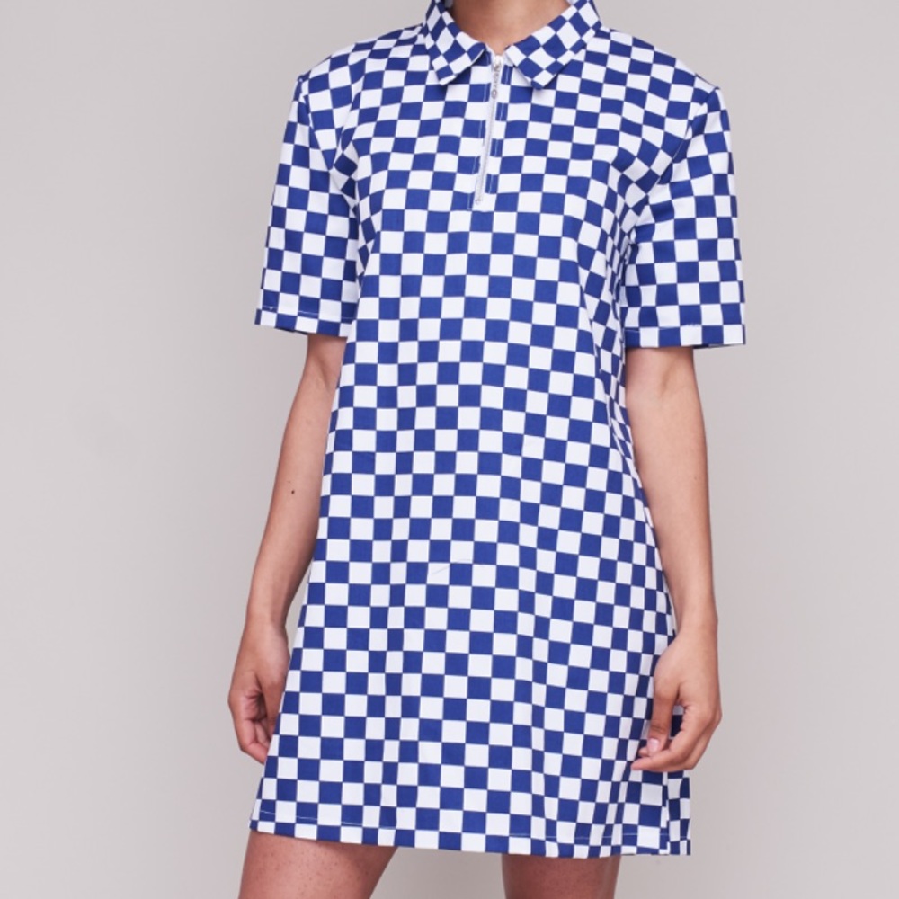 The ragged priest checkered dress